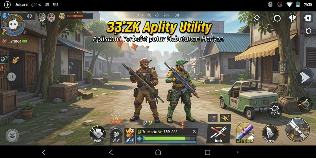 Screenshot utama 33ZK yang menunjukkan fitur Utility yang bermanfaat.