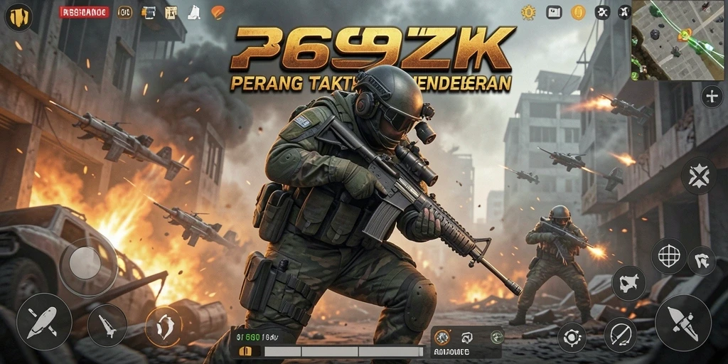 Tangkapan layar gameplay yang menampilkan aksi mendebarkan di 369ZK.