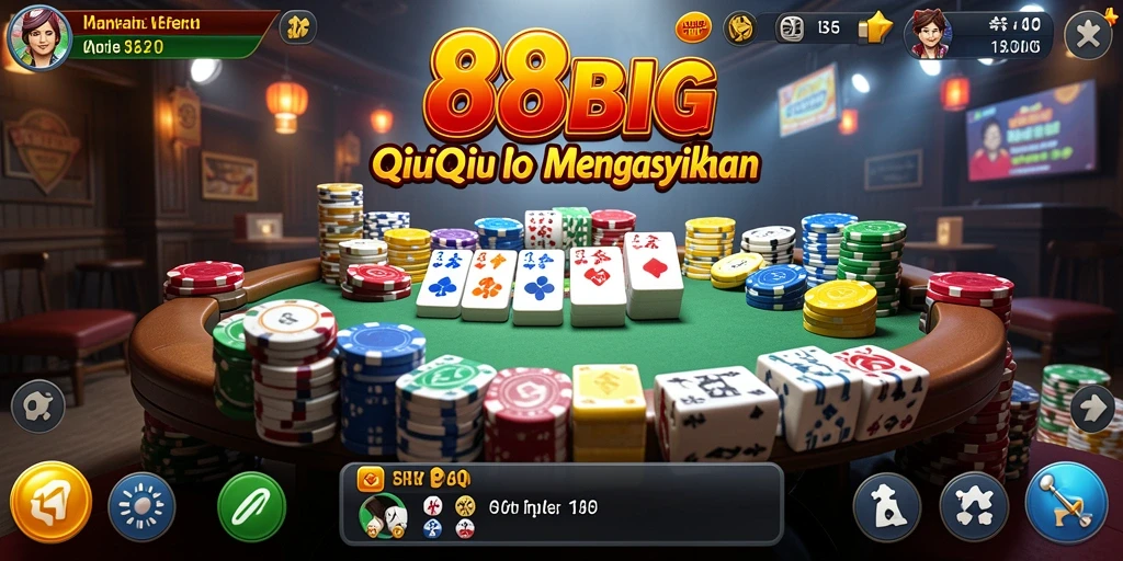 Screenshot gameplay QiuQiu yang seru dan mendebarkan.