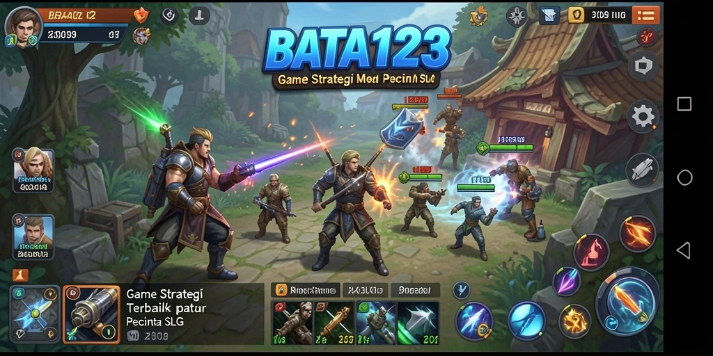 Tampilan gameplay BATA123 dengan berbagai strategi dan pertempuran.