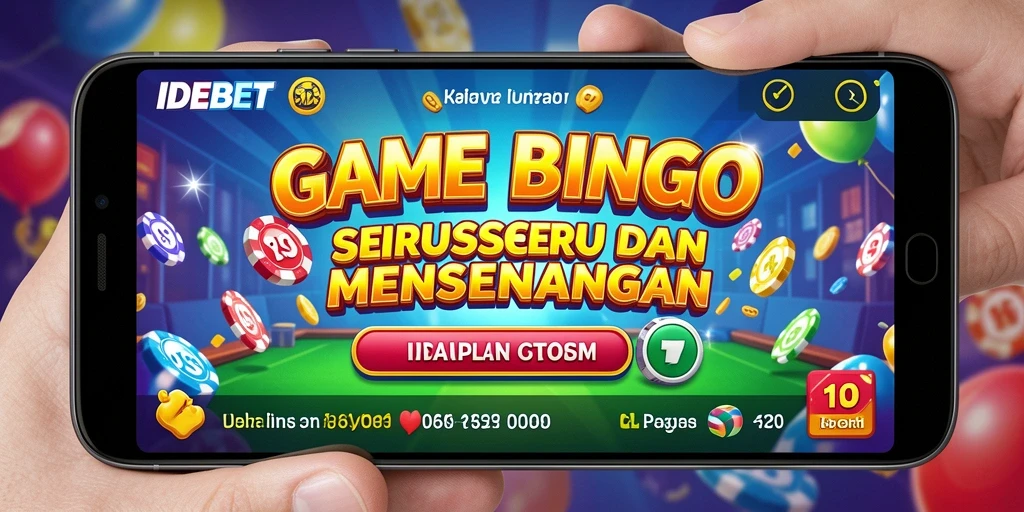Screenshot gameplay Bingo yang menarik dari IDEBET.