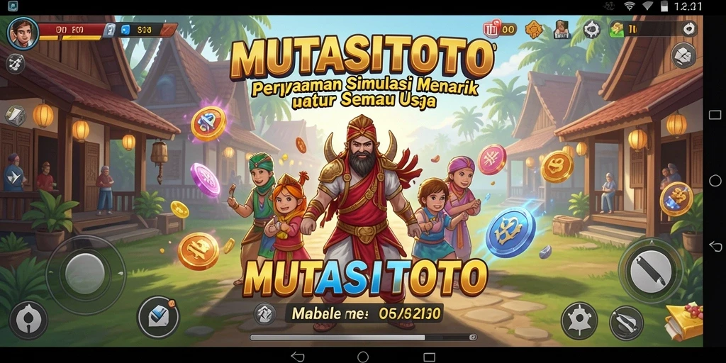 Tampilan gameplay mutakhir dari MUTASITOTO yang seru dan menawan.