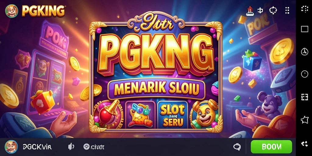 Tampilan gameplay PGKING yang menegangkan dan penuh warna.