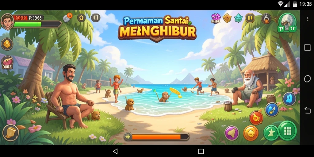 Screenshot menampilkan gameplay santai dan menantang dari RR33.