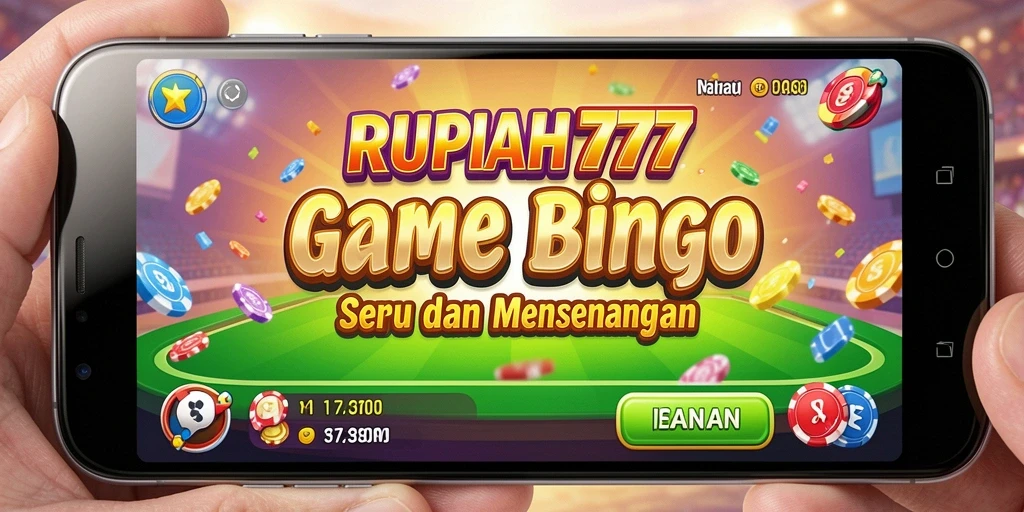 Screenshot gameplay <strong>RUPIAH777</strong> menunjukkan suasana permainan Bingo yang seru.