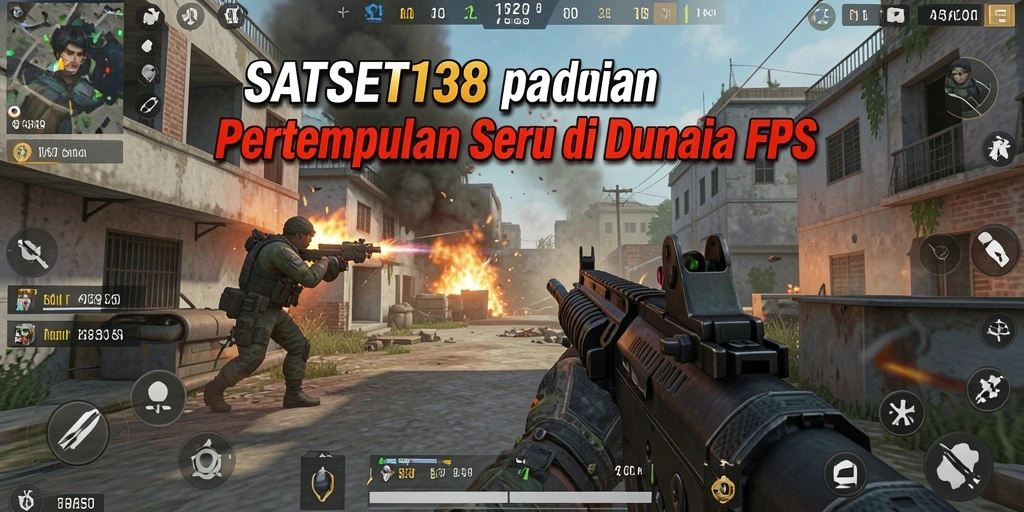 Tangkapan layar dari gameplay intens di SATSET138, penuh aksi FPS.