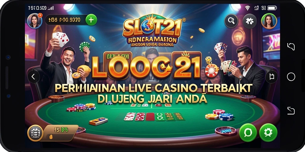 Gameplay menegangkan di Live Casino SLOT21 dengan dealer profesional.