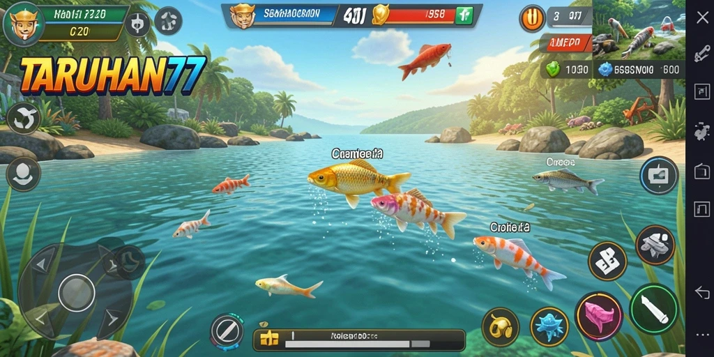 Tangkapan ikan yang memukau di layar TARUHAN77, menunjukkan aksi memancing yang mengasyikkan.